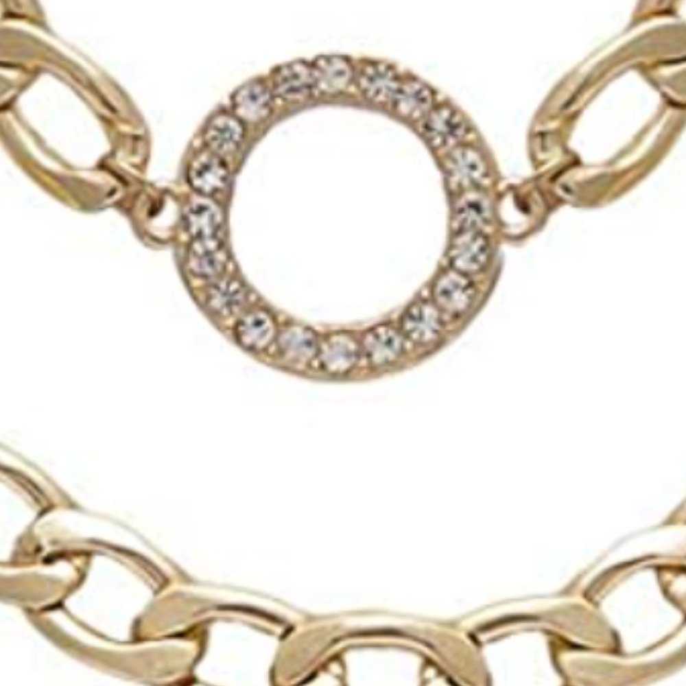 Gold Layered Cuban Chain Link Necklace - Picture 2 of 5